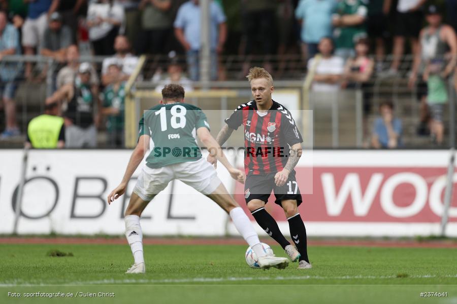 Jens Trunk, Sachs-Stadion, Schweinfurt, 15.08.2023, sport, action, BFV, Fussball, Saison 2023/2024, 2. Runde, Toto-Pokal, TSV, FCS, TSV Aubstadt, 1. FC Schweinfurt 05 - Bild-ID: 2374641