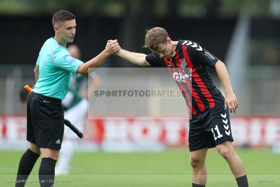 Fabian Gratzke, Sachs-Stadion, Schweinfurt, 15.08.2023, sport, action, BFV, Fussball, Saison 2023/2024, 2. Runde, Toto-Pokal, TSV, FCS, TSV Aubstadt, 1. FC Schweinfurt 05 - Bild-ID: 2374647 Fabian Gratzke, Sachs-Stadion, Schweinfurt, 15.08.2023, sport, action, BFV, Fussball, Saison 2023/2024, 2. Runde, Toto-Pokal, TSV, FCS, TSV Aubstadt, 1. FC Schweinfurt 05 - Bild-ID: 2374647
