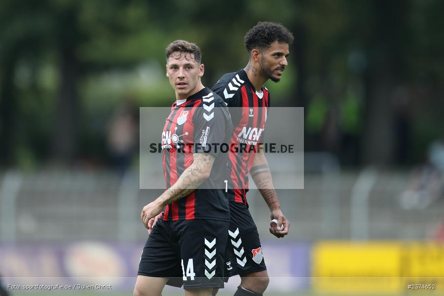Martin Thomann, Sachs-Stadion, Schweinfurt, 15.08.2023, sport, action, BFV, Fussball, Saison 2023/2024, 2. Runde, Toto-Pokal, TSV, FCS, TSV Aubstadt, 1. FC Schweinfurt 05 - Bild-ID: 2374652