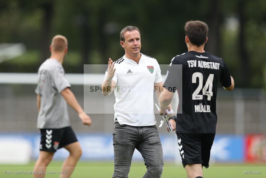 Marc Reitmaier, Sachs-Stadion, Schweinfurt, 15.08.2023, sport, action, BFV, Fussball, Saison 2023/2024, 2. Runde, Toto-Pokal, TSV, FCS, TSV Aubstadt, 1. FC Schweinfurt 05 - Bild-ID: 2374660