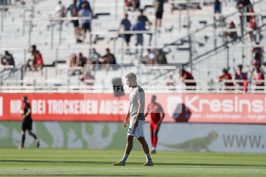 Lukas Mrozek, FLYERALARM Arena, Würzburg, 18.08.2023, sport, action, BFV, Fussball, Saison 2023/2024, 5. Spieltag, Regionalliga Bayern, TSV, FWK, TSV Aubstadt, FC Würzburger Kickers - Bild-ID: 2374664