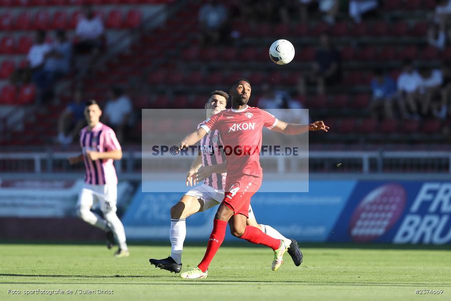 Saliou Sané, FLYERALARM Arena, Würzburg, 18.08.2023, sport, action, BFV, Fussball, Saison 2023/2024, 5. Spieltag, Regionalliga Bayern, TSV, FWK, TSV Aubstadt, FC Würzburger Kickers - Bild-ID: 2374669