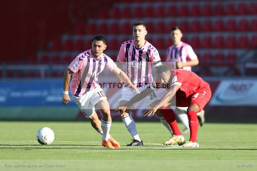 Saliou Sané, FLYERALARM Arena, Würzburg, 18.08.2023, sport, action, BFV, Fussball, Saison 2023/2024, 5. Spieltag, Regionalliga Bayern, TSV, FWK, TSV Aubstadt, FC Würzburger Kickers - Bild-ID: 2374670