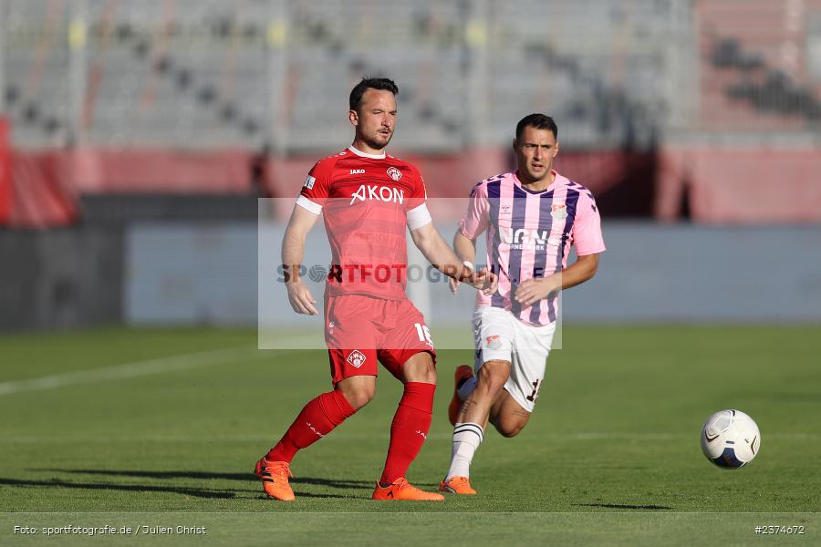 Peter Kurzweg, FLYERALARM Arena, Würzburg, 18.08.2023, sport, action, BFV, Fussball, Saison 2023/2024, 5. Spieltag, Regionalliga Bayern, TSV, FWK, TSV Aubstadt, FC Würzburger Kickers - Bild-ID: 2374672