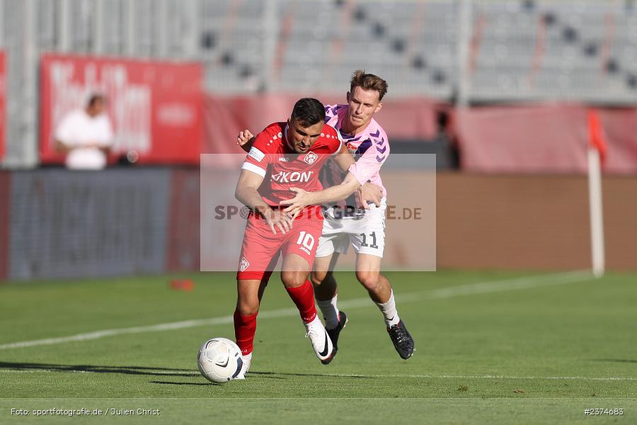 Dardan Karimani, FLYERALARM Arena, Würzburg, 18.08.2023, sport, action, BFV, Fussball, Saison 2023/2024, 5. Spieltag, Regionalliga Bayern, TSV, FWK, TSV Aubstadt, FC Würzburger Kickers - Bild-ID: 2374683 Dardan Karimani, FLYERALARM Arena, Würzburg, 18.08.2023, sport, action, BFV, Fussball, Saison 2023/2024, 5. Spieltag, Regionalliga Bayern, TSV, FWK, TSV Aubstadt, FC Würzburger Kickers - Bild-ID: 2374683