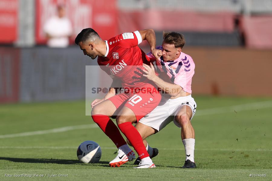 Dardan Karimani, FLYERALARM Arena, Würzburg, 18.08.2023, sport, action, BFV, Fussball, Saison 2023/2024, 5. Spieltag, Regionalliga Bayern, TSV, FWK, TSV Aubstadt, FC Würzburger Kickers - Bild-ID: 2374685 Dardan Karimani, FLYERALARM Arena, Würzburg, 18.08.2023, sport, action, BFV, Fussball, Saison 2023/2024, 5. Spieltag, Regionalliga Bayern, TSV, FWK, TSV Aubstadt, FC Würzburger Kickers - Bild-ID: 2374685
