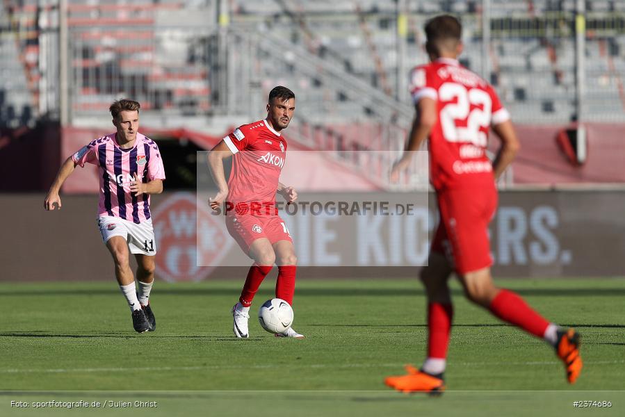 Dardan Karimani, FLYERALARM Arena, Würzburg, 18.08.2023, sport, action, BFV, Fussball, Saison 2023/2024, 5. Spieltag, Regionalliga Bayern, TSV, FWK, TSV Aubstadt, FC Würzburger Kickers - Bild-ID: 2374686 Dardan Karimani, FLYERALARM Arena, Würzburg, 18.08.2023, sport, action, BFV, Fussball, Saison 2023/2024, 5. Spieltag, Regionalliga Bayern, TSV, FWK, TSV Aubstadt, FC Würzburger Kickers - Bild-ID: 2374686