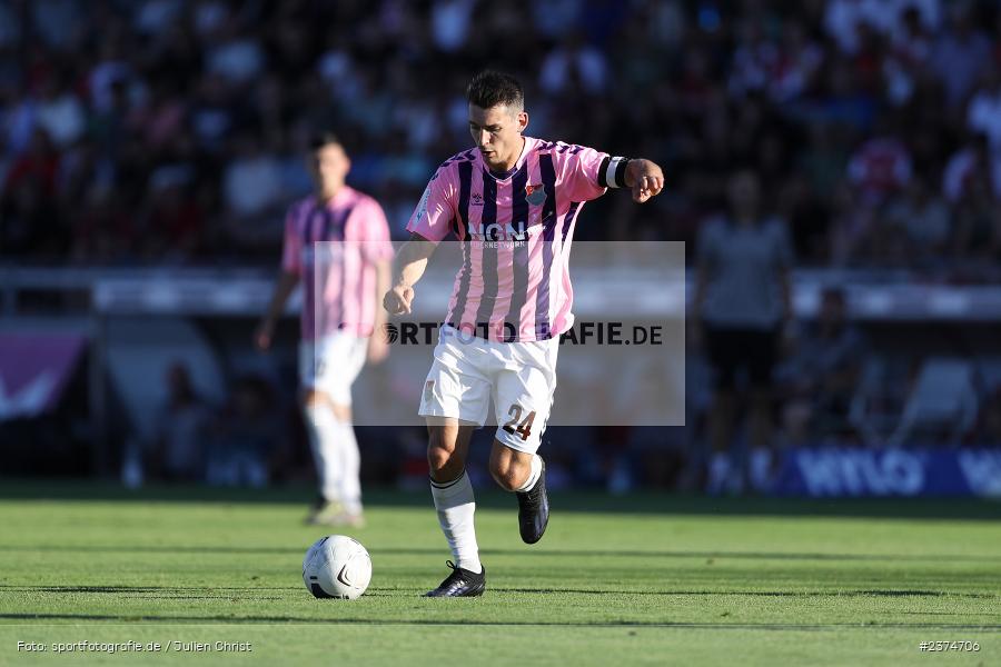 Ben Müller, FLYERALARM Arena, Würzburg, 18.08.2023, sport, action, BFV, Fussball, Saison 2023/2024, 5. Spieltag, Regionalliga Bayern, TSV, FWK, TSV Aubstadt, FC Würzburger Kickers - Bild-ID: 2374706