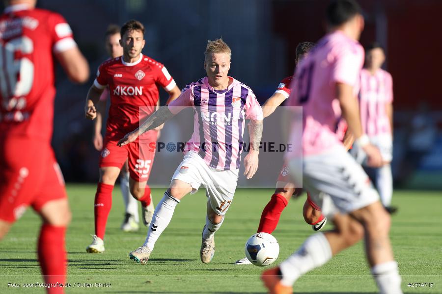 Jens Trunk, FLYERALARM Arena, Würzburg, 18.08.2023, sport, action, BFV, Fussball, Saison 2023/2024, 5. Spieltag, Regionalliga Bayern, TSV, FWK, TSV Aubstadt, FC Würzburger Kickers - Bild-ID: 2374713