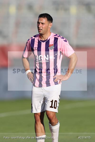 Timo Pitter, FLYERALARM Arena, Würzburg, 18.08.2023, sport, action, BFV, Fussball, Saison 2023/2024, 5. Spieltag, Regionalliga Bayern, TSV, FWK, TSV Aubstadt, FC Würzburger Kickers - Bild-ID: 2374715