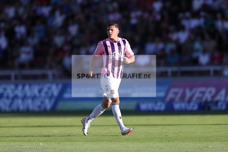 Martin Thomann, FLYERALARM Arena, Würzburg, 18.08.2023, sport, action, BFV, Fussball, Saison 2023/2024, 5. Spieltag, Regionalliga Bayern, TSV, FWK, TSV Aubstadt, FC Würzburger Kickers - Bild-ID: 2374717