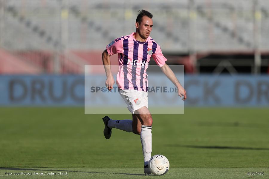 Marcel Volkmuth, FLYERALARM Arena, Würzburg, 18.08.2023, sport, action, BFV, Fussball, Saison 2023/2024, 5. Spieltag, Regionalliga Bayern, TSV, FWK, TSV Aubstadt, FC Würzburger Kickers - Bild-ID: 2374723