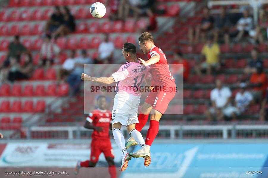 Martin Thomann, FLYERALARM Arena, Würzburg, 18.08.2023, sport, action, BFV, Fussball, Saison 2023/2024, 5. Spieltag, Regionalliga Bayern, TSV, FWK, TSV Aubstadt, FC Würzburger Kickers - Bild-ID: 2374739