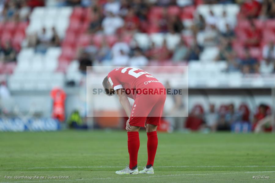 Dominik Meisel, FLYERALARM Arena, Würzburg, 18.08.2023, sport, action, BFV, Fussball, Saison 2023/2024, 5. Spieltag, Regionalliga Bayern, TSV, FWK, TSV Aubstadt, FC Würzburger Kickers - Bild-ID: 2374746