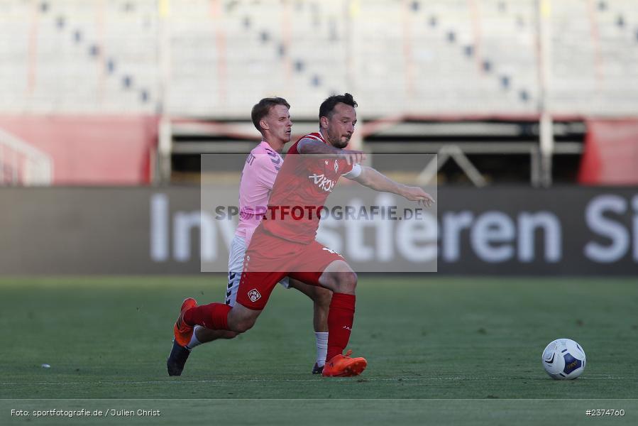 Peter Kurzweg, FLYERALARM Arena, Würzburg, 18.08.2023, sport, action, BFV, Fussball, Saison 2023/2024, 5. Spieltag, Regionalliga Bayern, TSV, FWK, TSV Aubstadt, FC Würzburger Kickers - Bild-ID: 2374760