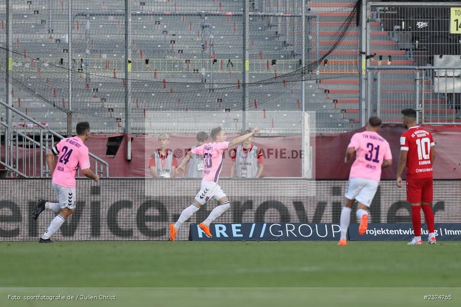 Philipp Harlass, FLYERALARM Arena, Würzburg, 18.08.2023, sport, action, BFV, Fussball, Saison 2023/2024, 5. Spieltag, Regionalliga Bayern, TSV, FWK, TSV Aubstadt, FC Würzburger Kickers - Bild-ID: 2374765