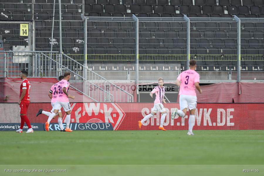 Philipp Harlass, FLYERALARM Arena, Würzburg, 18.08.2023, sport, action, BFV, Fussball, Saison 2023/2024, 5. Spieltag, Regionalliga Bayern, TSV, FWK, TSV Aubstadt, FC Würzburger Kickers - Bild-ID: 2374766