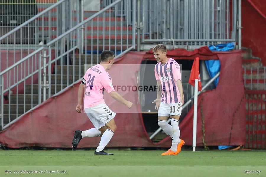 Philipp Harlass, FLYERALARM Arena, Würzburg, 18.08.2023, sport, action, BFV, Fussball, Saison 2023/2024, 5. Spieltag, Regionalliga Bayern, TSV, FWK, TSV Aubstadt, FC Würzburger Kickers - Bild-ID: 2374769