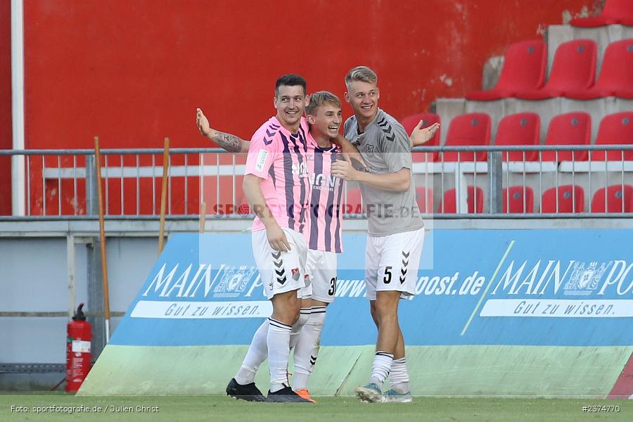 Philipp Harlass, FLYERALARM Arena, Würzburg, 18.08.2023, sport, action, BFV, Fussball, Saison 2023/2024, 5. Spieltag, Regionalliga Bayern, TSV, FWK, TSV Aubstadt, FC Würzburger Kickers - Bild-ID: 2374770