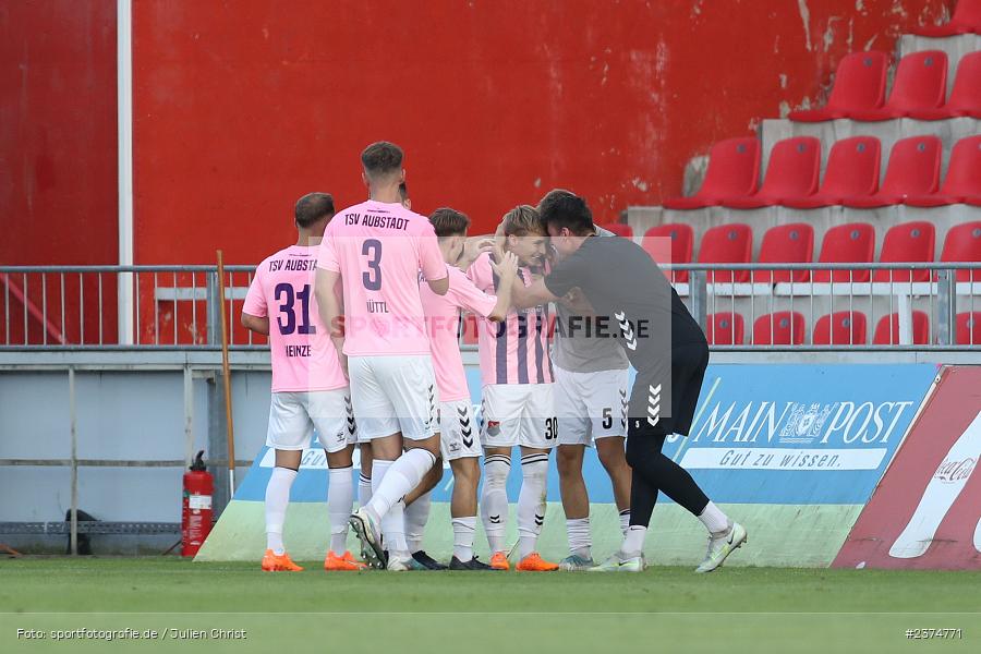 Philipp Harlass, FLYERALARM Arena, Würzburg, 18.08.2023, sport, action, BFV, Fussball, Saison 2023/2024, 5. Spieltag, Regionalliga Bayern, TSV, FWK, TSV Aubstadt, FC Würzburger Kickers - Bild-ID: 2374771