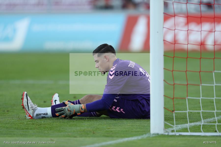 Maximilian Weisbäcker, FLYERALARM Arena, Würzburg, 18.08.2023, sport, action, BFV, Fussball, Saison 2023/2024, 5. Spieltag, Regionalliga Bayern, TSV, FWK, TSV Aubstadt, FC Würzburger Kickers - Bild-ID: 2374773
