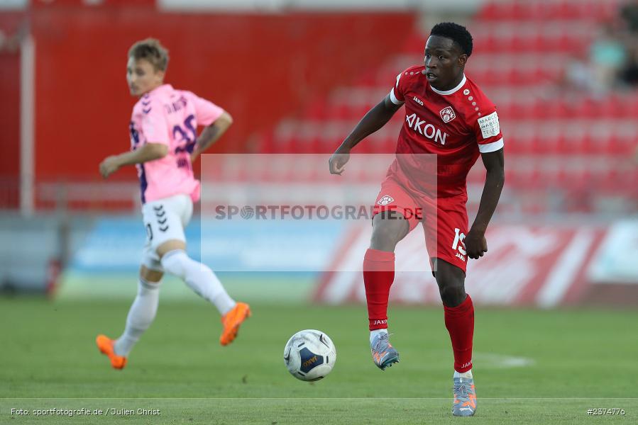 Benjika Caciel, FLYERALARM Arena, Würzburg, 18.08.2023, sport, action, BFV, Fussball, Saison 2023/2024, 5. Spieltag, Regionalliga Bayern, TSV, FWK, TSV Aubstadt, FC Würzburger Kickers - Bild-ID: 2374776