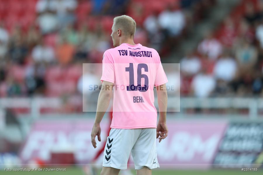 Steffen Behr, FLYERALARM Arena, Würzburg, 18.08.2023, sport, action, BFV, Fussball, Saison 2023/2024, 5. Spieltag, Regionalliga Bayern, TSV, FWK, TSV Aubstadt, FC Würzburger Kickers - Bild-ID: 2374783 Steffen Behr, FLYERALARM Arena, Würzburg, 18.08.2023, sport, action, BFV, Fussball, Saison 2023/2024, 5. Spieltag, Regionalliga Bayern, TSV, FWK, TSV Aubstadt, FC Würzburger Kickers - Bild-ID: 2374783