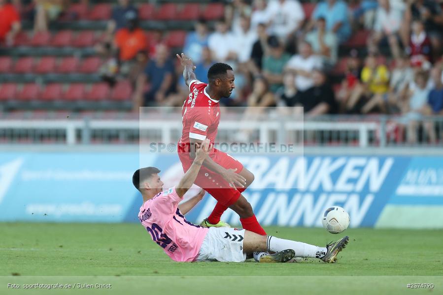 Adrian Kireski, FLYERALARM Arena, Würzburg, 18.08.2023, sport, action, BFV, Fussball, Saison 2023/2024, 5. Spieltag, Regionalliga Bayern, TSV, FWK, TSV Aubstadt, FC Würzburger Kickers - Bild-ID: 2374790 Adrian Kireski, FLYERALARM Arena, Würzburg, 18.08.2023, sport, action, BFV, Fussball, Saison 2023/2024, 5. Spieltag, Regionalliga Bayern, TSV, FWK, TSV Aubstadt, FC Würzburger Kickers - Bild-ID: 2374790