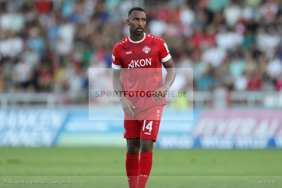 Saliou Sané, FLYERALARM Arena, Würzburg, 18.08.2023, sport, action, BFV, Fussball, Saison 2023/2024, 5. Spieltag, Regionalliga Bayern, TSV, FWK, TSV Aubstadt, FC Würzburger Kickers - Bild-ID: 2374793 Saliou Sané, FLYERALARM Arena, Würzburg, 18.08.2023, sport, action, BFV, Fussball, Saison 2023/2024, 5. Spieltag, Regionalliga Bayern, TSV, FWK, TSV Aubstadt, FC Würzburger Kickers - Bild-ID: 2374793