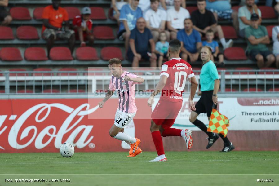 Leon Heinze, FLYERALARM Arena, Würzburg, 18.08.2023, sport, action, BFV, Fussball, Saison 2023/2024, 5. Spieltag, Regionalliga Bayern, TSV, FWK, TSV Aubstadt, FC Würzburger Kickers - Bild-ID: 2374812 Leon Heinze, FLYERALARM Arena, Würzburg, 18.08.2023, sport, action, BFV, Fussball, Saison 2023/2024, 5. Spieltag, Regionalliga Bayern, TSV, FWK, TSV Aubstadt, FC Würzburger Kickers - Bild-ID: 2374812