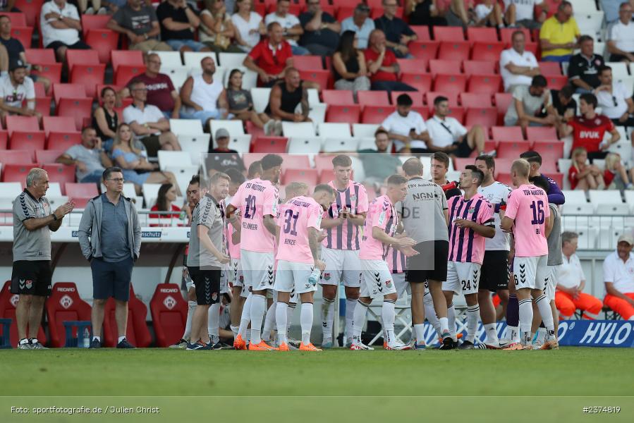 FLYERALARM Arena, Würzburg, 18.08.2023, sport, action, BFV, Fussball, Saison 2023/2024, 5. Spieltag, Regionalliga Bayern, TSV, FWK, TSV Aubstadt, FC Würzburger Kickers - Bild-ID: 2374819