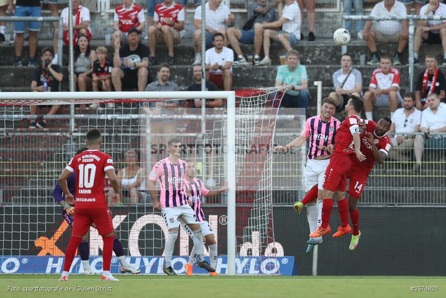 Tim Hüttl, FLYERALARM Arena, Würzburg, 18.08.2023, sport, action, BFV, Fussball, Saison 2023/2024, 5. Spieltag, Regionalliga Bayern, TSV, FWK, TSV Aubstadt, FC Würzburger Kickers - Bild-ID: 2374821