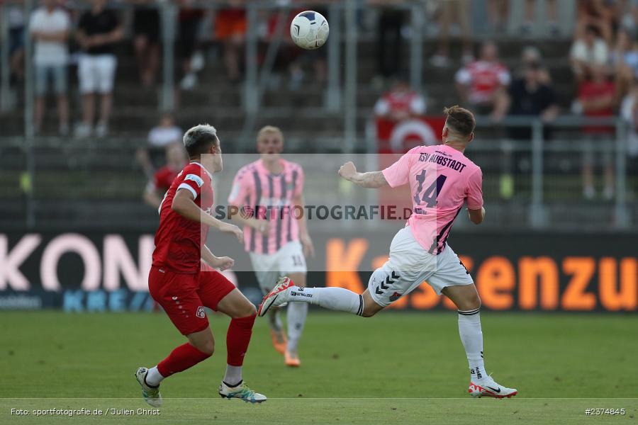 Martin Thomann, FLYERALARM Arena, Würzburg, 18.08.2023, sport, action, BFV, Fussball, Saison 2023/2024, 5. Spieltag, Regionalliga Bayern, TSV, FWK, TSV Aubstadt, FC Würzburger Kickers - Bild-ID: 2374845