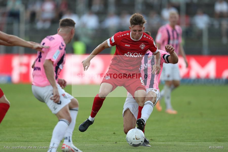 Ben Müller, FLYERALARM Arena, Würzburg, 18.08.2023, sport, action, BFV, Fussball, Saison 2023/2024, 5. Spieltag, Regionalliga Bayern, TSV, FWK, TSV Aubstadt, FC Würzburger Kickers - Bild-ID: 2374850 Ben Müller, FLYERALARM Arena, Würzburg, 18.08.2023, sport, action, BFV, Fussball, Saison 2023/2024, 5. Spieltag, Regionalliga Bayern, TSV, FWK, TSV Aubstadt, FC Würzburger Kickers - Bild-ID: 2374850