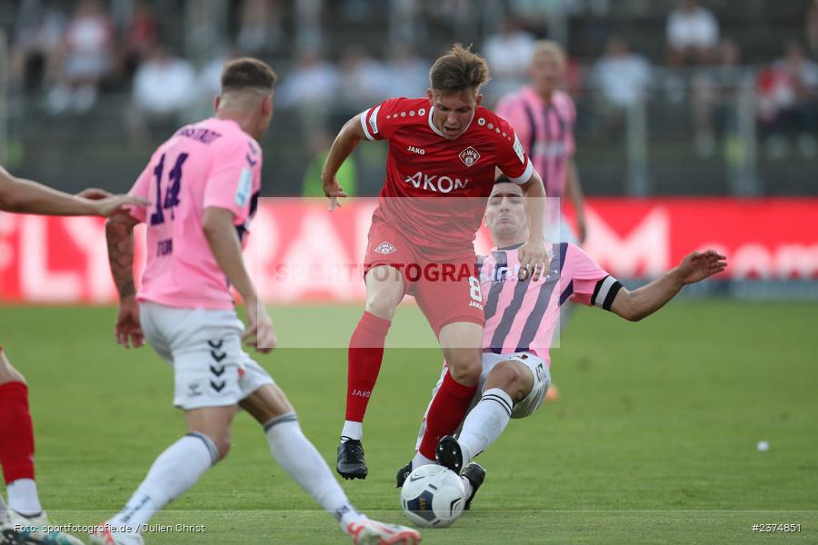 Ben Müller, FLYERALARM Arena, Würzburg, 18.08.2023, sport, action, BFV, Fussball, Saison 2023/2024, 5. Spieltag, Regionalliga Bayern, TSV, FWK, TSV Aubstadt, FC Würzburger Kickers - Bild-ID: 2374851 Ben Müller, FLYERALARM Arena, Würzburg, 18.08.2023, sport, action, BFV, Fussball, Saison 2023/2024, 5. Spieltag, Regionalliga Bayern, TSV, FWK, TSV Aubstadt, FC Würzburger Kickers - Bild-ID: 2374851