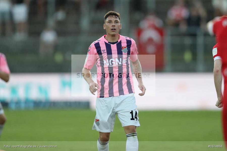 Martin Thomann, FLYERALARM Arena, Würzburg, 18.08.2023, sport, action, BFV, Fussball, Saison 2023/2024, 5. Spieltag, Regionalliga Bayern, TSV, FWK, TSV Aubstadt, FC Würzburger Kickers - Bild-ID: 2374858
