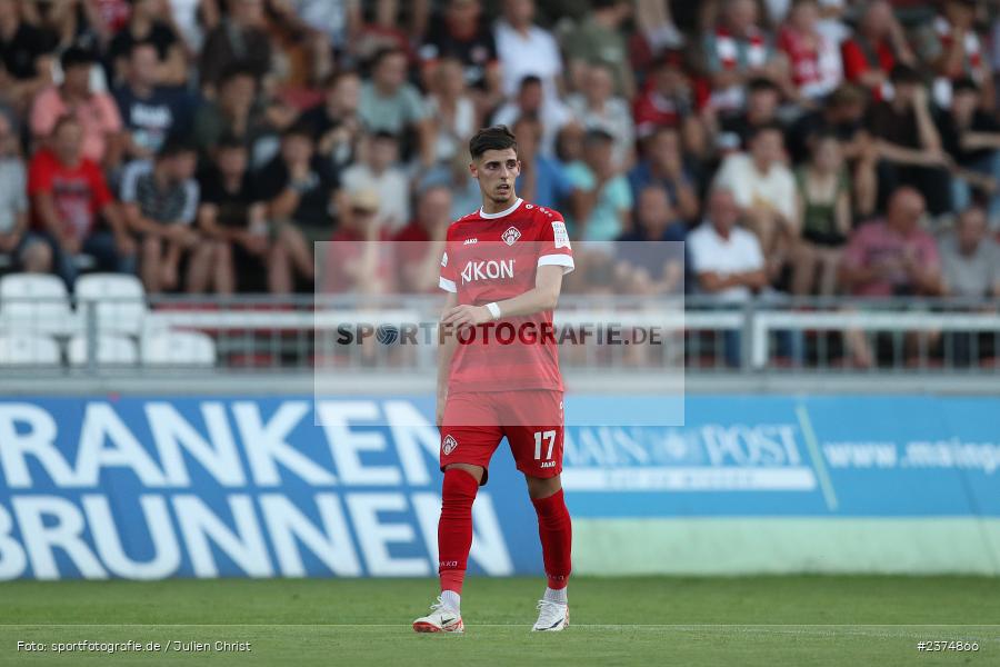 Ivan Franjic, FLYERALARM Arena, Würzburg, 18.08.2023, sport, action, BFV, Fussball, Saison 2023/2024, 5. Spieltag, Regionalliga Bayern, TSV, FWK, TSV Aubstadt, FC Würzburger Kickers - Bild-ID: 2374866