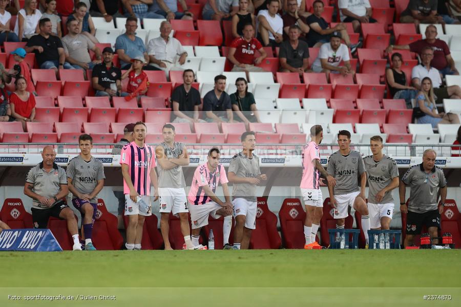 FLYERALARM Arena, Würzburg, 18.08.2023, sport, action, BFV, Fussball, Saison 2023/2024, 5. Spieltag, Regionalliga Bayern, TSV, FWK, TSV Aubstadt, FC Würzburger Kickers - Bild-ID: 2374870