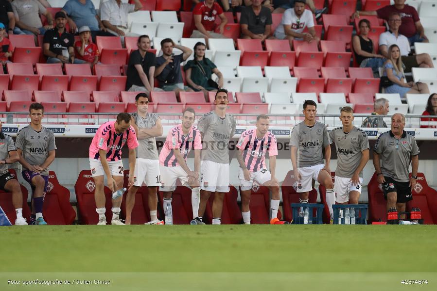 FLYERALARM Arena, Würzburg, 18.08.2023, sport, action, BFV, Fussball, Saison 2023/2024, 5. Spieltag, Regionalliga Bayern, TSV, FWK, TSV Aubstadt, FC Würzburger Kickers - Bild-ID: 2374874