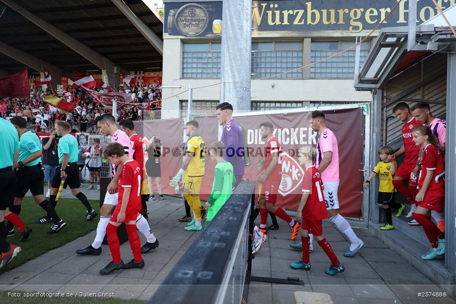 Maximilian Weisbäcker, FLYERALARM Arena, Würzburg, 18.08.2023, sport, action, BFV, Fussball, Saison 2023/2024, 5. Spieltag, Regionalliga Bayern, TSV, FWK, TSV Aubstadt, FC Würzburger Kickers - Bild-ID: 2374888
