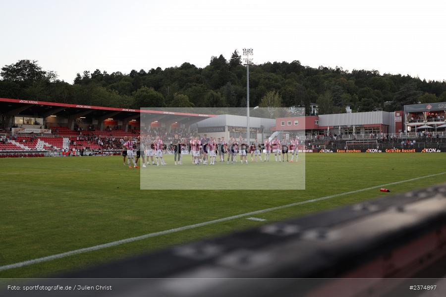 FLYERALARM Arena, Würzburg, 18.08.2023, sport, action, BFV, Fussball, Saison 2023/2024, 5. Spieltag, Regionalliga Bayern, TSV, FWK, TSV Aubstadt, FC Würzburger Kickers - Bild-ID: 2374897