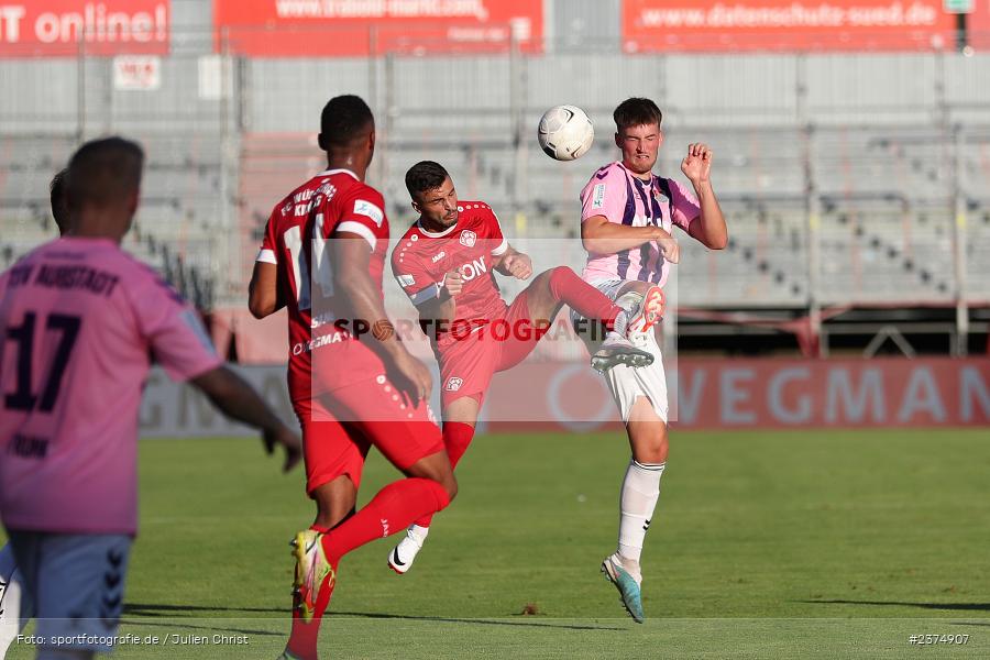 Tim Hüttl, FLYERALARM Arena, Würzburg, 18.08.2023, sport, action, BFV, Fussball, Saison 2023/2024, 5. Spieltag, Regionalliga Bayern, TSV, FWK, TSV Aubstadt, FC Würzburger Kickers - Bild-ID: 2374907 Tim Hüttl, FLYERALARM Arena, Würzburg, 18.08.2023, sport, action, BFV, Fussball, Saison 2023/2024, 5. Spieltag, Regionalliga Bayern, TSV, FWK, TSV Aubstadt, FC Würzburger Kickers - Bild-ID: 2374907