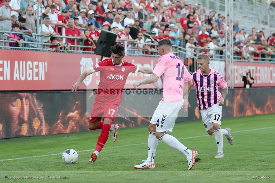 Ivan Franjic, FLYERALARM Arena, Würzburg, 18.08.2023, sport, action, BFV, Fussball, Saison 2023/2024, 5. Spieltag, Regionalliga Bayern, TSV, FWK, TSV Aubstadt, FC Würzburger Kickers - Bild-ID: 2374929
