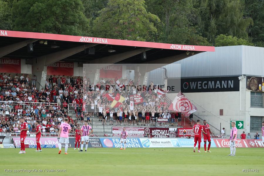 FLYERALARM Arena, Würzburg, 18.08.2023, sport, action, BFV, Fussball, Saison 2023/2024, 5. Spieltag, Regionalliga Bayern, TSV, FWK, TSV Aubstadt, FC Würzburger Kickers - Bild-ID: 2374932 FLYERALARM Arena, Würzburg, 18.08.2023, sport, action, BFV, Fussball, Saison 2023/2024, 5. Spieltag, Regionalliga Bayern, TSV, FWK, TSV Aubstadt, FC Würzburger Kickers - Bild-ID: 2374932