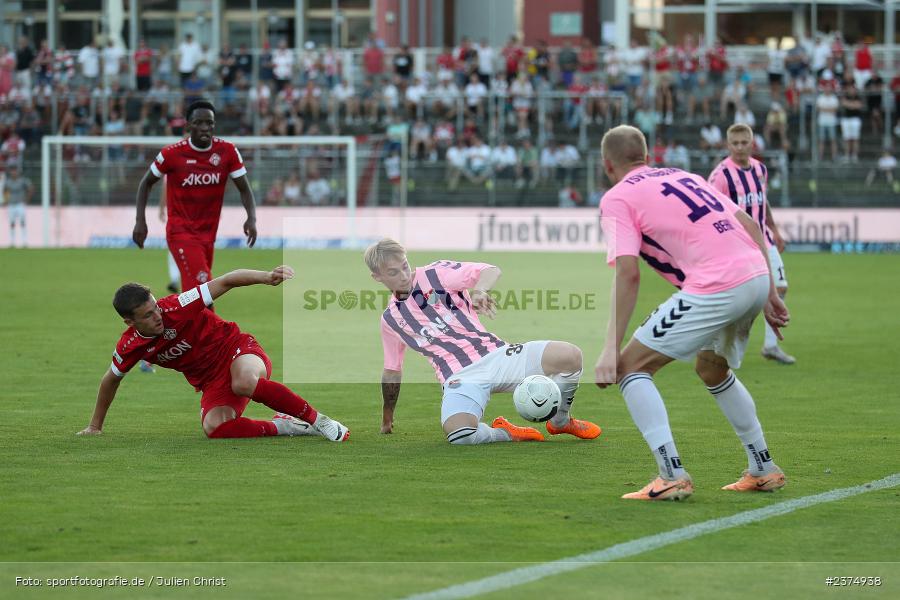 Philipp Harlass, FLYERALARM Arena, Würzburg, 18.08.2023, sport, action, BFV, Fussball, Saison 2023/2024, 5. Spieltag, Regionalliga Bayern, TSV, FWK, TSV Aubstadt, FC Würzburger Kickers - Bild-ID: 2374938