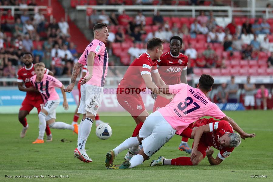 Christopher Bieber, FLYERALARM Arena, Würzburg, 18.08.2023, sport, action, BFV, Fussball, Saison 2023/2024, 5. Spieltag, Regionalliga Bayern, TSV, FWK, TSV Aubstadt, FC Würzburger Kickers - Bild-ID: 2374943 Christopher Bieber, FLYERALARM Arena, Würzburg, 18.08.2023, sport, action, BFV, Fussball, Saison 2023/2024, 5. Spieltag, Regionalliga Bayern, TSV, FWK, TSV Aubstadt, FC Würzburger Kickers - Bild-ID: 2374943