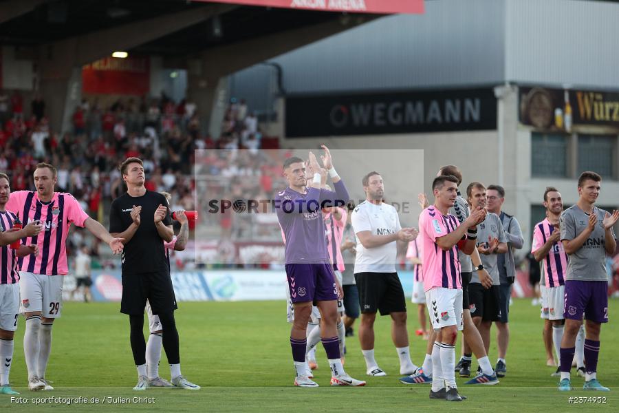 FLYERALARM Arena, Würzburg, 18.08.2023, sport, action, BFV, Fussball, Saison 2023/2024, 5. Spieltag, Regionalliga Bayern, TSV, FWK, TSV Aubstadt, FC Würzburger Kickers - Bild-ID: 2374952