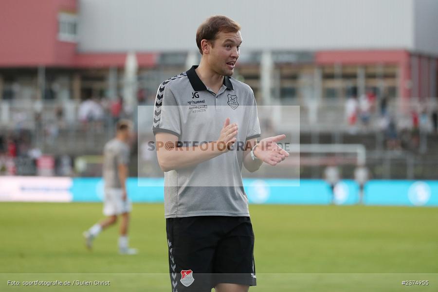 Julian Grell, FLYERALARM Arena, Würzburg, 18.08.2023, sport, action, BFV, Fussball, Saison 2023/2024, 5. Spieltag, Regionalliga Bayern, TSV, FWK, TSV Aubstadt, FC Würzburger Kickers - Bild-ID: 2374955