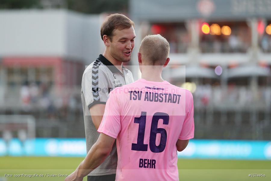 Julian Grell, FLYERALARM Arena, Würzburg, 18.08.2023, sport, action, BFV, Fussball, Saison 2023/2024, 5. Spieltag, Regionalliga Bayern, TSV, FWK, TSV Aubstadt, FC Würzburger Kickers - Bild-ID: 2374956