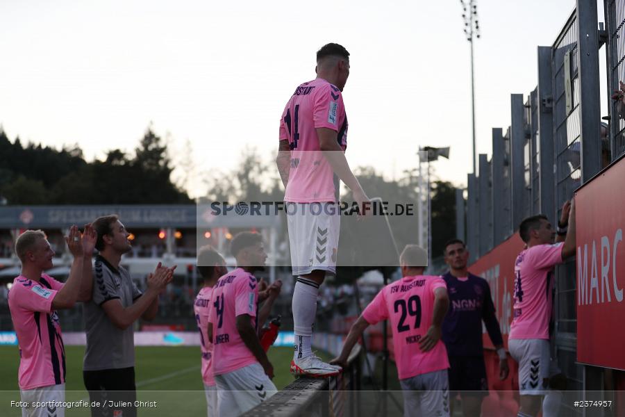 FLYERALARM Arena, Würzburg, 18.08.2023, sport, action, BFV, Fussball, Saison 2023/2024, 5. Spieltag, Regionalliga Bayern, TSV, FWK, TSV Aubstadt, FC Würzburger Kickers - Bild-ID: 2374957